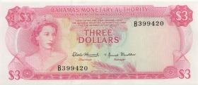 Bahamas P.28a 3 Dollars 1968 (1) 