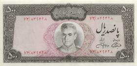 Iran P.093c 500 Rials (1971-73) (1-) 