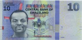 Swasiland / Swaziland P.36r 10 Emalangeni 2010 Serie AZ (1) (1) 