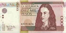 Kolumbien / Colombia P.453f 10.000 Pesos 9.6.2003 (1) 