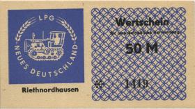 L.119.08 LPG Riethnordhausen "Neues Deutschland" 50 Mark (1) 