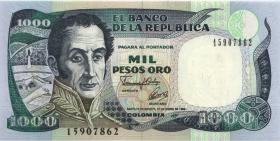 Kolumbien / Colombia P.432A 1.000 Pesos Oro 31.1.1992 (1) 