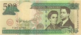 Dom. Republik/Dominican Republic P.179a 500 Pesos Oro 2006 (1) 