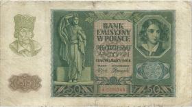 Polen / Poland P.096 50 Zlotych 1940 (4) 