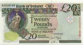 Nordirland / Northern Ireland P.080a 20 Pounds 2003 (1) BD 000188 