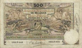 Belgien / Belgium P.071 100 Francs 27.8.1914 (3) 