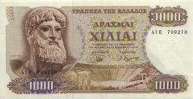 Griechenland / Greece 1000 Drachmen 1970 Zeus (1/1-) 