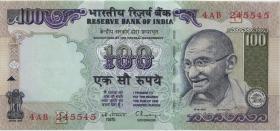 Indien / India P.091b 100 Rupien (1996-) E (1) 