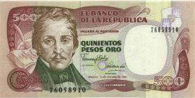 Kolumbien / Colombia P.431 500 Pesos Oro 1990 (1) 