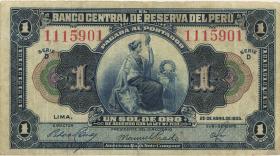 Peru P.065 1 Soles de Oro 1935 (3) 