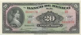 Mexiko / Mexico P.054o 20 Pesos 18.3.1970 (1) 