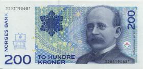 Norwegen / Norway P.50a 200 Kronen 2002 (2) 