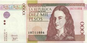Kolumbien / Colombia P.406b 5 Pesos Oro12.10.1967(1) 