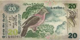 Sri Lanka P.086 20 Rupien 1979 (3) 