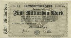 MG501.04 OPD Chemnitz 5 Milliarden Mark 1923 Nr. IIb (2) 