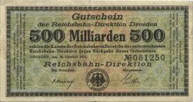 PS1180 Reichsbahn Dresden 500 Milliarden Mark 1923 (3) 