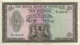 Schottland / Scotland P.331 10 Pounds 1969 (3) 