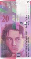 Schweiz / Switzerland P.69a 20 Franken 2000 (1) 