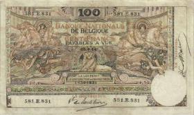 Belgien / Belgium P.078 100 Francs 25.8.1914 (3) 
