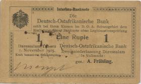 R.918a: Deutsch-Ostafrika 1 Rupie 1915 E (1/1-) 