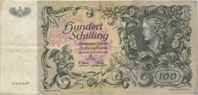 Österreich / Austria P.132 100 Schilling 1949 2.Auflage 6-stellig (3) 