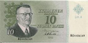 Finnland / Finland P.104a 10 Markkaa 1963 (1/1-) 