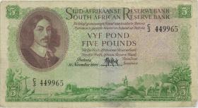 Südafrika / South Africa P.095 5 Pounds 11.11.1948 (Afrikaans) (3) 