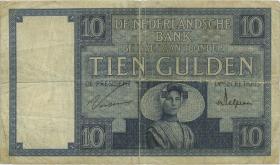 Niederlande / Netherlands P.043b 10 Gulden 31.3.1927 (4) 