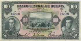 Bolivien / Bolivia P.125 100 Boliviano 1928 (3+) 