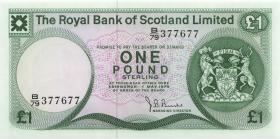 Schottland / Scotland P.336a 1 Pound 1 Mai 1979 (1) 