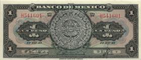 Mexiko / Mexico P.046a 1 Peso 1948 (1) 