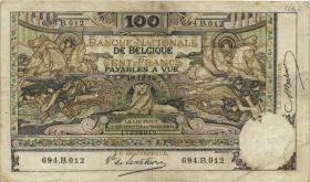 Belgien / Belgium P.071 100 Francs 16.12.1914 (3) 
