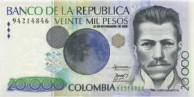 Kolumbien / Colombia P.436A 5.000 Pesos 1993 (1) 