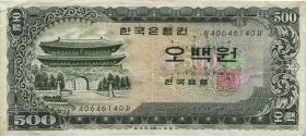 Südkorea / South Korea P.39 500 Won (1966) (3) 