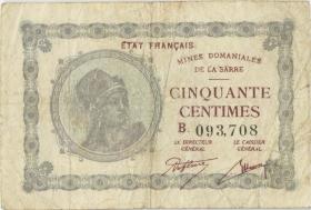 R.865: Saarland 50 Centimes 1930 (4) 