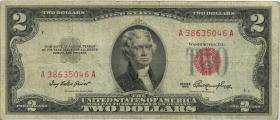 USA / United States P.380 2 Dollars 1953 (3) 