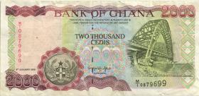 Ghana P.30b 2000 Cedis 1995 (3) 