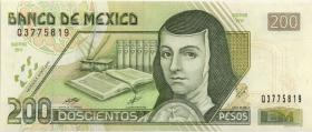 Mexiko / Mexico P.119a 200 Pesos 2000 (2) 
