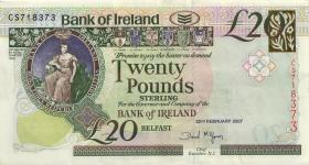 Nordirland / Northern Ireland P.080c 20 Pounds 2007 (3) 