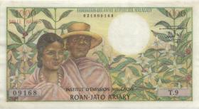 Madagaskar P.059 1000 Francs = 200 Ariary (1966) (2) 