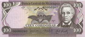 Nicaragua P.141 100 Cordobas 1984 (1) 00000260 