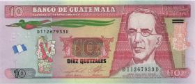 Guatemala P.123Aa 10 Quetzales 2013 (1) 