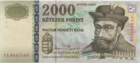 Ungarn / Hungary P.190b 2000 Forint 2003 (1) 