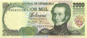 Venezuela P.077c 2000 Bolivares 10.2.1998 (1) 