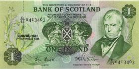 Schottland / Scotland P.111f 1 Pound 1985 (1) 