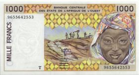 West-Afr.Staaten/West African States P.811Tf 1000 Francs 1996 (1) 