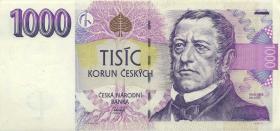 Tschechien / Czech Republic P.15d 1000 Kronen 1996 (3+) 