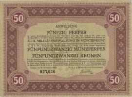 Montenegro P.M153 50 Perper 1917 (3+) 