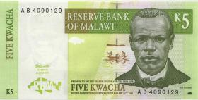 Malawi P.36a 5 Kwacha 1997 (1) 