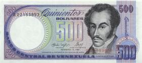 Venezuela P.067b 500 Bolivares 1987 (1) 